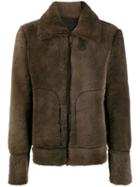 Salvatore Santoro Zip-up Fur Jacket - Brown