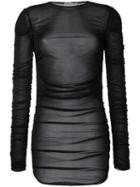 Emilio Pucci - Striped T-shirt - Women - Cupro - 40, Black, Cupro