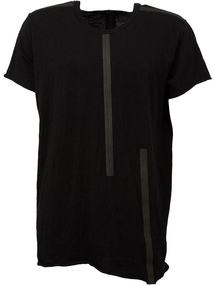 Isaac Sellam Experience Taped T-shirt, Men's, Size: L, Black, Cotton