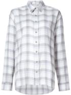 Faith Connexion Checked Shirt, Women's, Size: S, Grey, Cotton/linen/flax/ramie