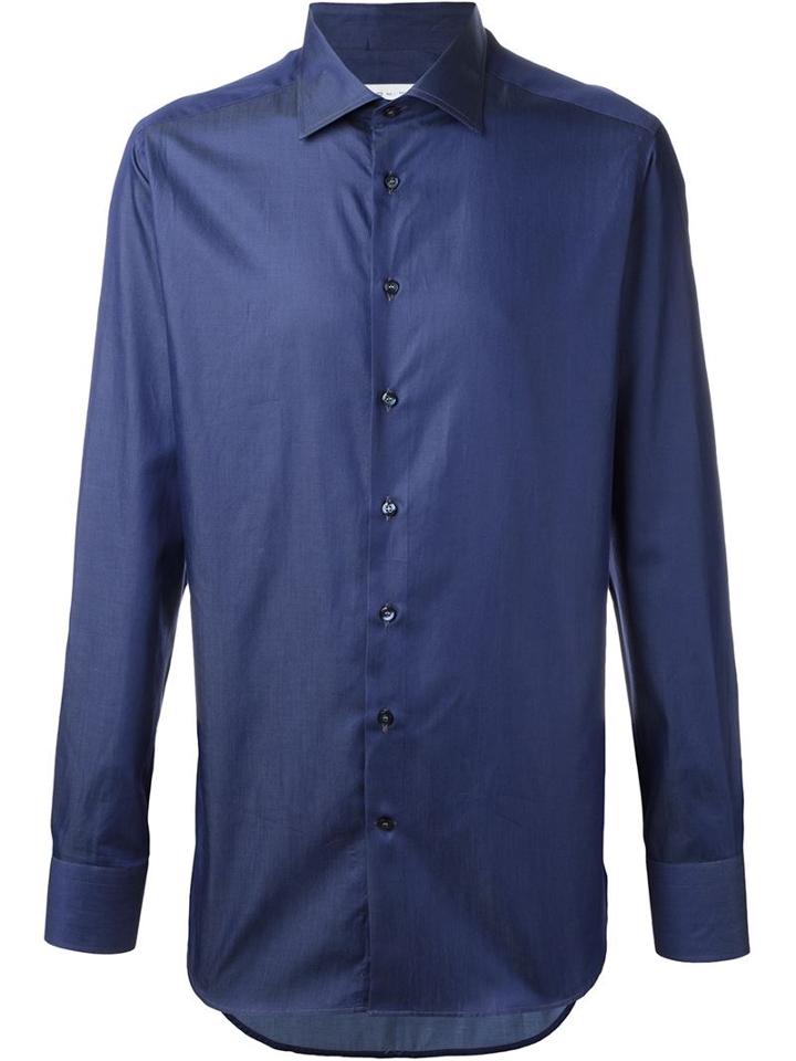 Etro Cuffed Fitted Button Down Shirt