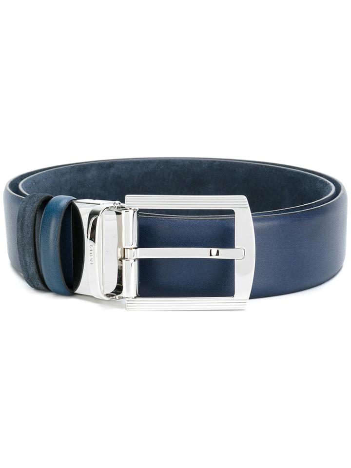 Kiton - Two-tone Belt - Men - Suede - 100, Blue, Suede