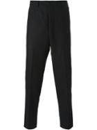 Ami Alexandre Mattiussi Carrot Fit Trousers, Men's, Size: 40, Black, Polyamide/polyester/wool