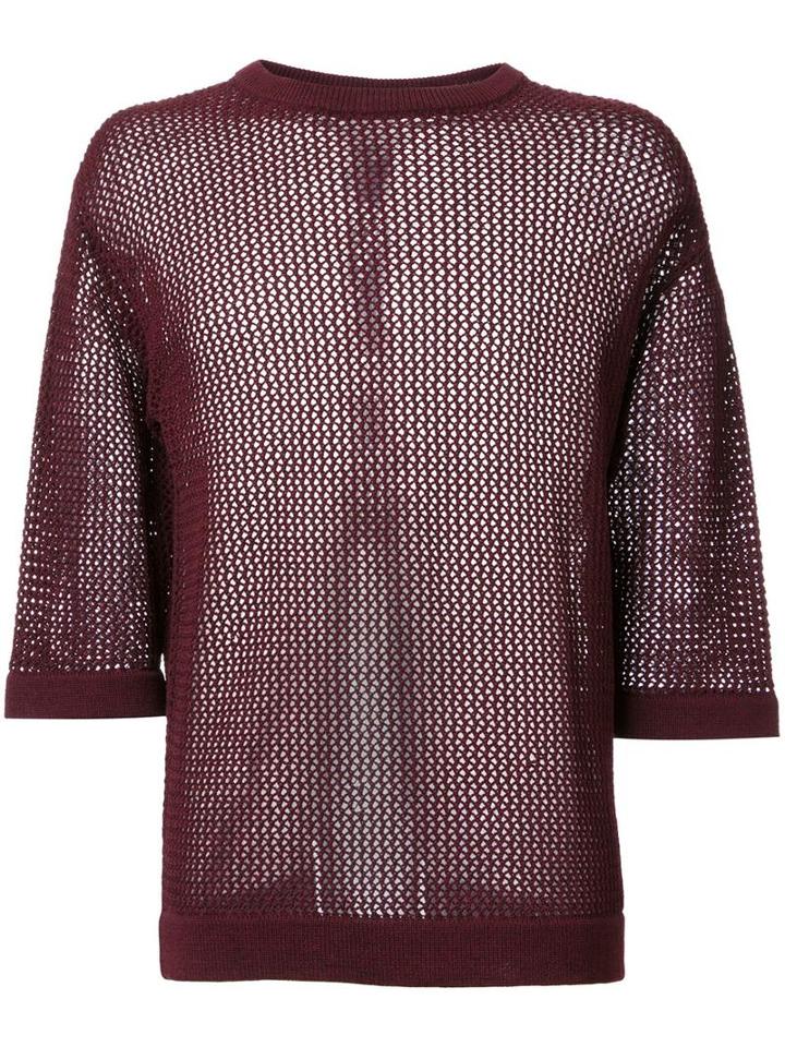 Kidill Mesh T-shirt, Men's, Size: Medium, Red, Cotton/acrylic