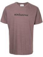 Wood Wood Printed T-shirt - Pink & Purple