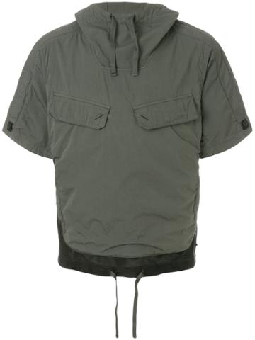 Stone Island Shadow Project Short-sleeve Pull-over Jacket - Grey