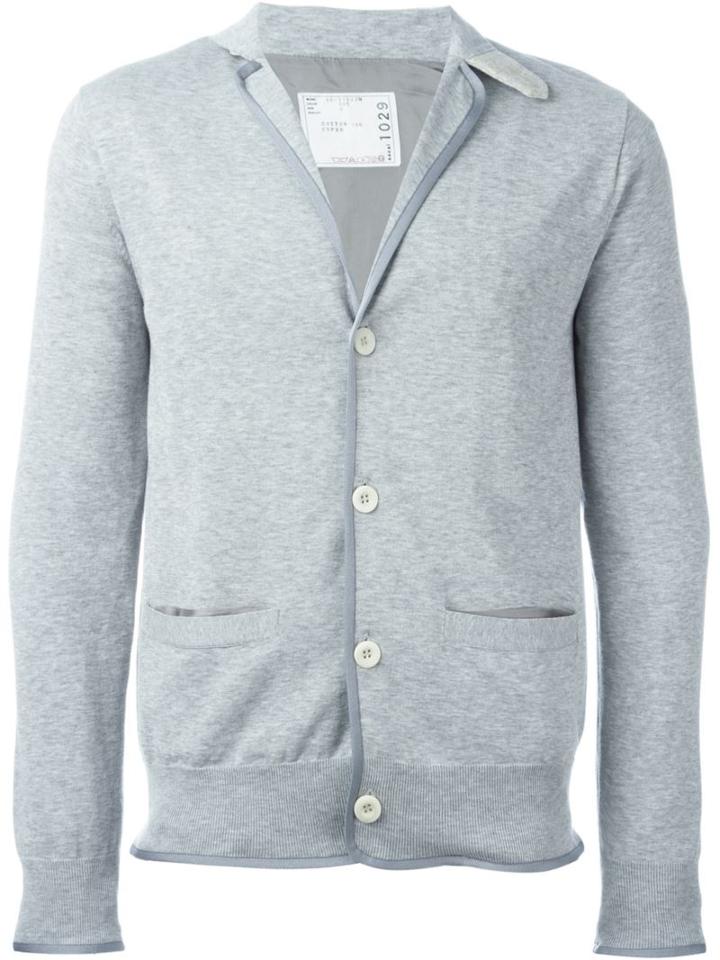 Sacai Lightweight Blazer, Men's, Size: 1, Grey, Cotton/cupro