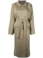 Dusan Oversized Trechcoat, Women's, Brown, Silk