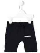 Dsquared2 Kids - Logo Fleece Shorts - Kids - Cotton - 18 Mth, Blue