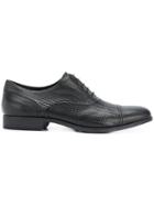 Geox Woven Oxford Shoes - Black