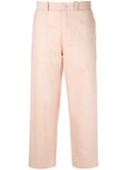 Chloé Lightweight Cropped Trousers - Pink & Purple