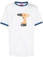 Supreme Print Detail T-shirt - White