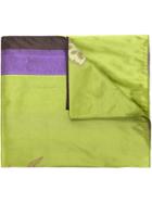 Etro Paisley Jacquard Scarf, Women's, Green, Silk/polyester/viscose