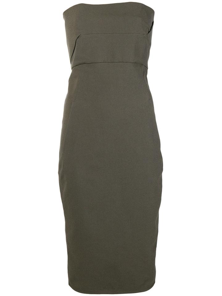 Rick Owens Strapless Dress - Grey