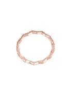 Astley Clarke Varro Honeycomb Diamond Ring, Women's, Size: L, Metallic, Diamond/14kt Rose Gold