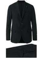 Lardini - Formal Suit - Men - Cupro/viscose/mohair/wool - 50, Black, Cupro/viscose/mohair/wool