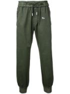 Off-white Logo Drawstring Track Pants, Men's, Size: Xl, Green, Cotton
