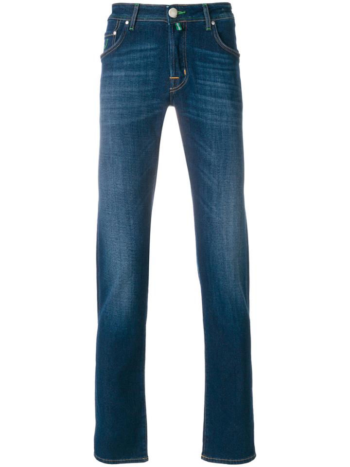 Jacob Cohen Stone Washed Jeans - Blue