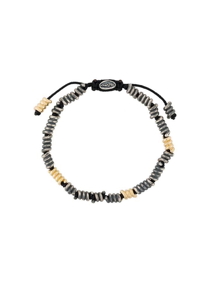 M. Cohen Twist Bead Bracelet - Metallic