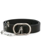 Lanvin Chain Detail Belt - Black