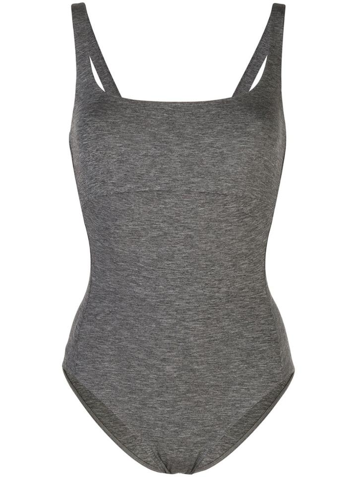 Eres Scoop Neck Swimsuit - Grey