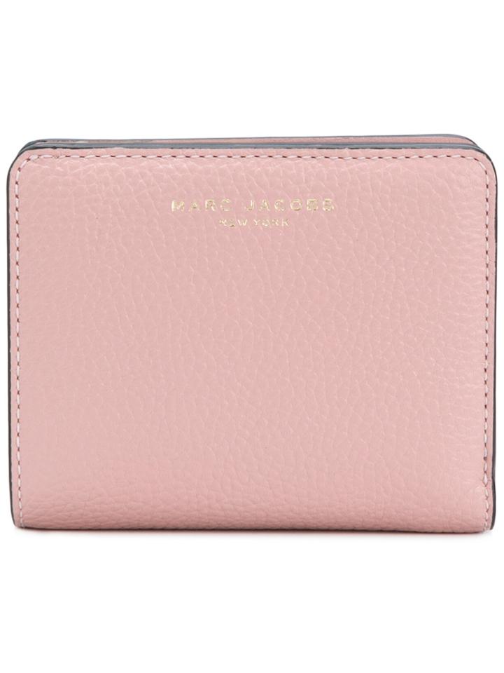 Marc Jacobs Mini Grind Compact Wallet - Pink & Purple