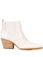 Sam Edelman Winona Western Boots - White