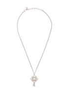 Chanel Vintage Cc Logo Jewel Pendant Necklace - Metallic