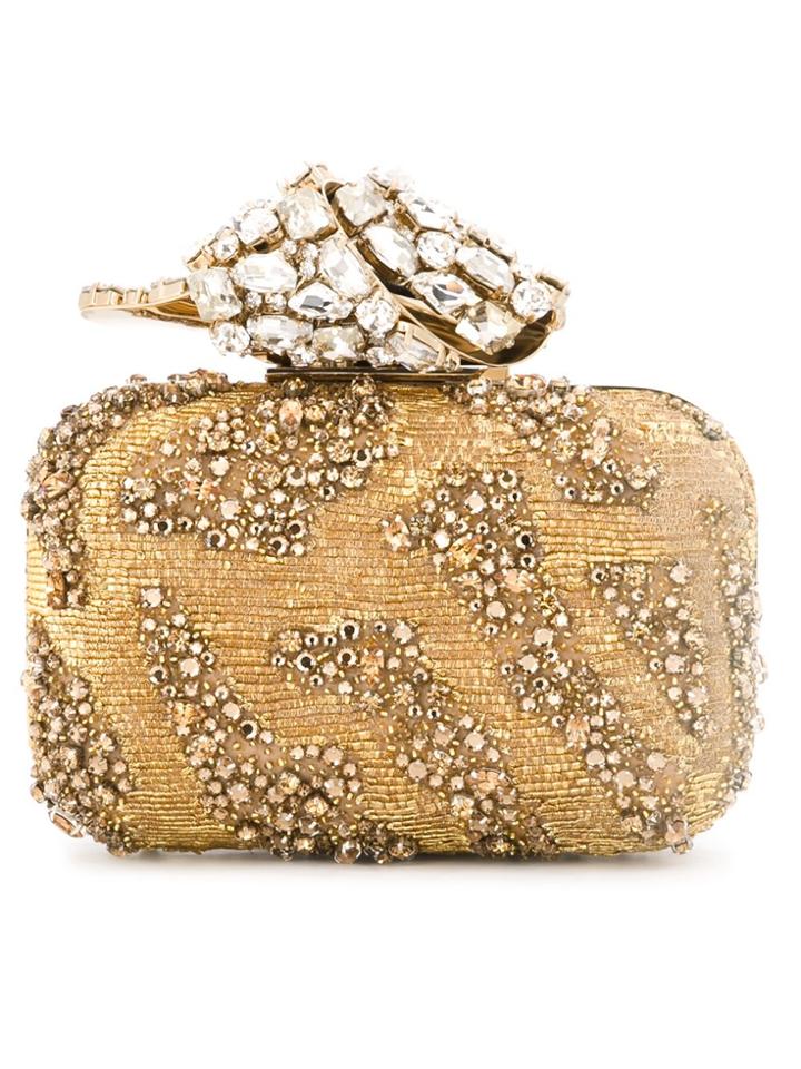 Jimmy Choo 'cloud' Clutch - Metallic