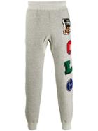 Polo Ralph Lauren Varsity Style Cuffed Track Pants - Grey
