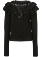 Jill Stuart Ruffled Details Jumper - Black