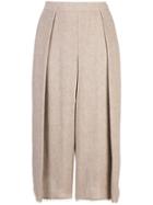 Dusan Loose-legged Trousers - Brown