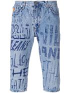 Walter Van Beirendonck Vintage Graffiti Shorts - Blue