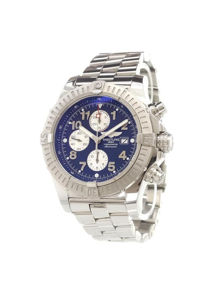 Breitling 'super Avenger' Analog Watch, Men's, Stainless Steel