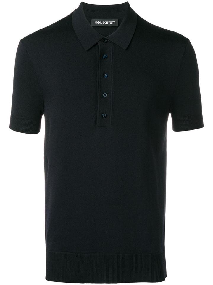 Neil Barrett Slim Fit Polo T-shirt - Blue