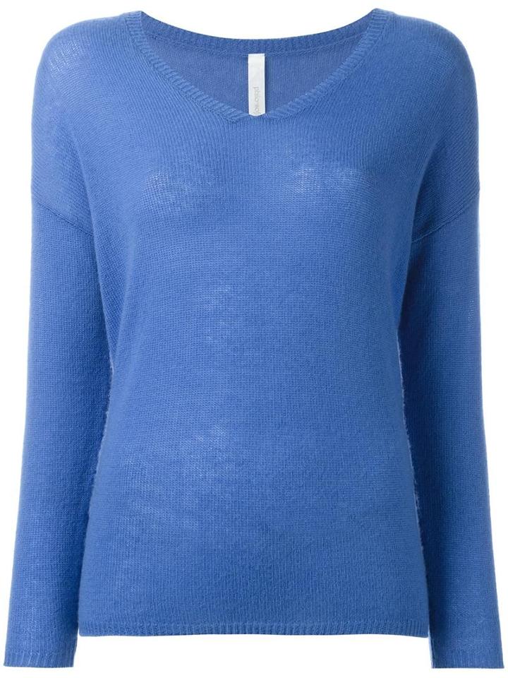 Philo-sofie V-neck Jumper, Women's, Size: 42, Blue, Cashmere