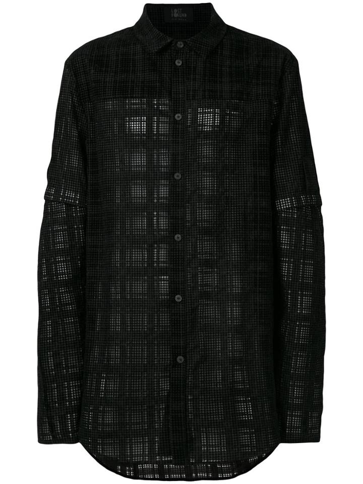 Lost & Found Ria Dunn Textured Shirt - Black