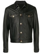 Versace Studded Detail Jacket - Black