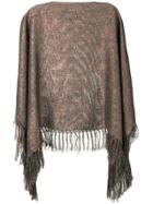 Brunello Cucinelli Metallic Poncho - Green