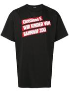 Raf Simons Slogan Short-sleeve T-shirt - Black