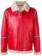 Fila Schott Nyc Melvin Sherpa Jacket - Red