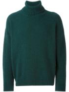 Ami Alexandre Mattiussi Oversized Turtleneck Sweater - Green