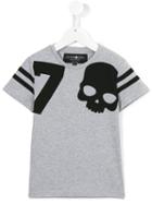 Hydrogen Kids Skull Print T-shirt, Boy's, Size: 6 Yrs, Grey