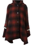 Mm6 Maison Margiela Plaid Cape Coat