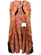 Comme Des Garçons Vintage Heavy Embroidery Sleeveless Jacket - Nude &