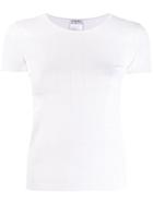 Chanel Vintage 2005's Intarsia Check T-shirt - White