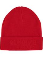 Supreme Tonal Logo Beanie Hat - Red