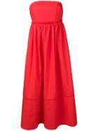 Twin-set Strapless Dress - Red