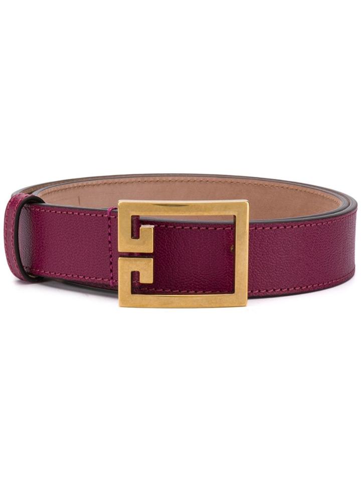 Givenchy Plaque Belt - Purple