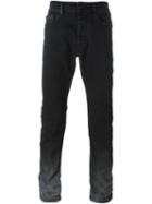 Marcelo Burlon County Of Milan Slim Fit Jeans, Men's, Size: 30, Black, Cotton/spandex/elastane/polyester